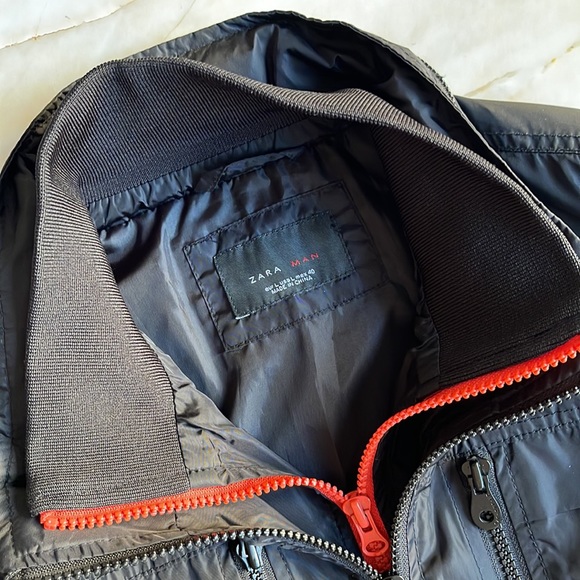 ZARA MAN | Dual zip layered rain jacket - Picture 9 of 10